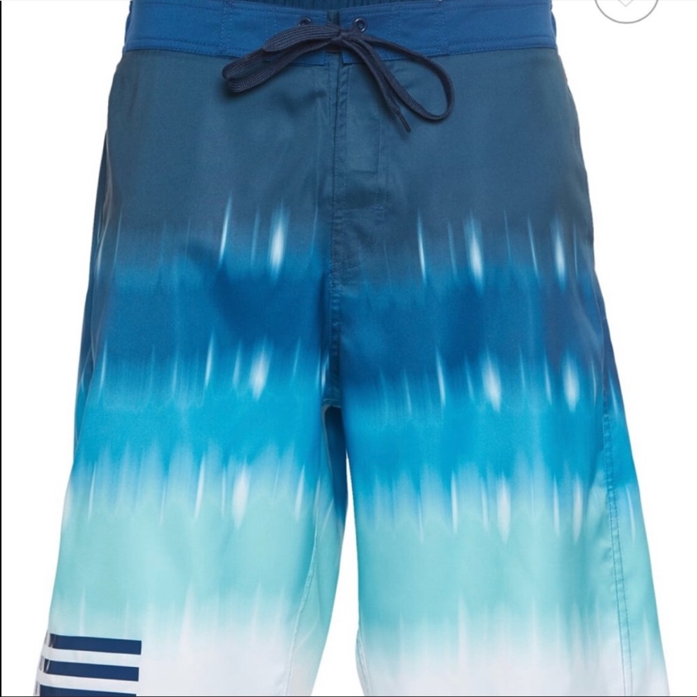 Adidas blended  stripe e-board swim trunk size XL